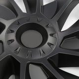 4x Radkappen 18" Zoll Model 3 - mattschwarz Turbinendesign