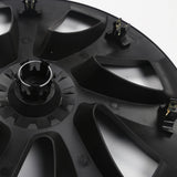 4x Radkappen 19" Zoll Model Y - mattschwarz Turbinendesign