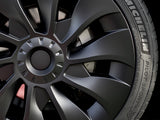 4x Radkappen 18" Zoll Model 3 - mattschwarz Turbinendesign