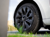 4x Radkappen 18" Zoll Model 3 - mattschwarz Turbinendesign