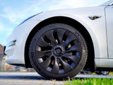 4x Radkappen 18" Zoll Model 3 - mattschwarz Turbinendesign