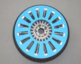4 x Radschutzmatten bis 21 Zoll - blau