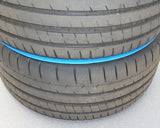 4 x Radschutzmatten bis 21 Zoll - blau