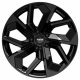 Tesla Model Y SR+ und Long Range Felgen / Kompletträder - Platin P 97 Schwarz Glänzend in 19 Zoll - Schwarz