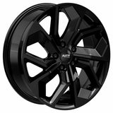 Tesla Model Y SR+ und Long Range Felgen / Kompletträder - Platin P 97 Schwarz Glänzend in 19 Zoll - Schwarz