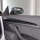 Abdeckung Zierleisten Türverkleidung und Armaturenbrett Carbonoptik Tesla Model 3/Y