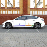 Steinschlag Schutzfolie Radlauf und Schweller Tesla Model 3 - Lackschutzfolie