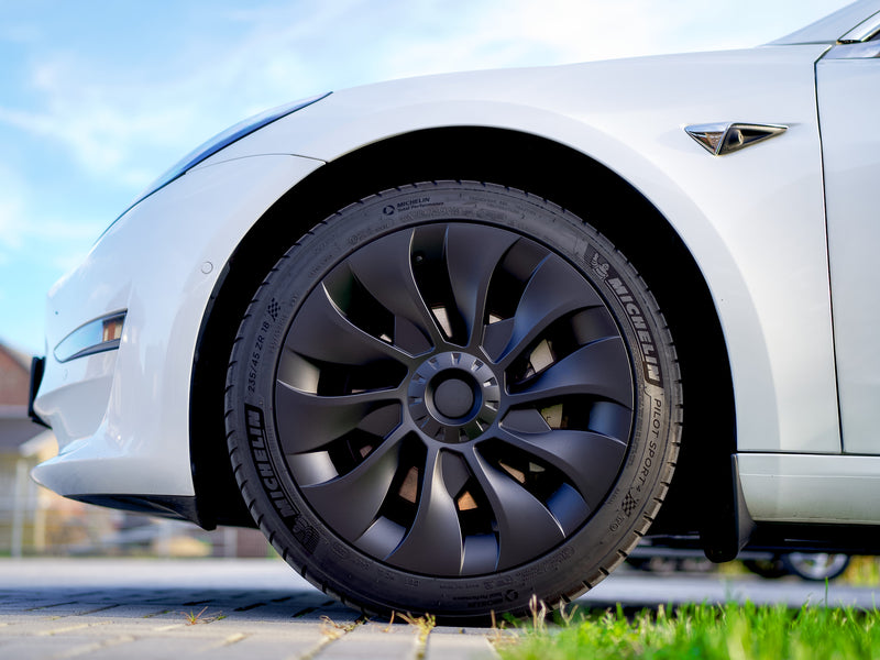 Automobil Radkappen für Tesla Model 3 Überlegene Qualität 18 Zoll Leistung  Ersatz Vollradabdeckung Automobil