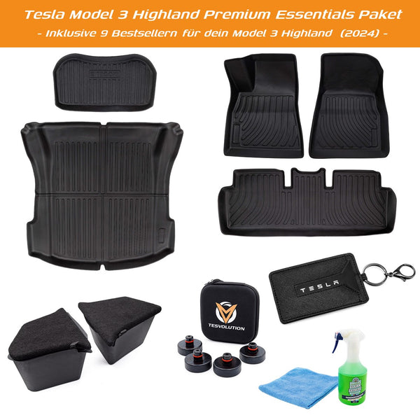 Premium Essentials Paket für Tesla Model 3 Highland