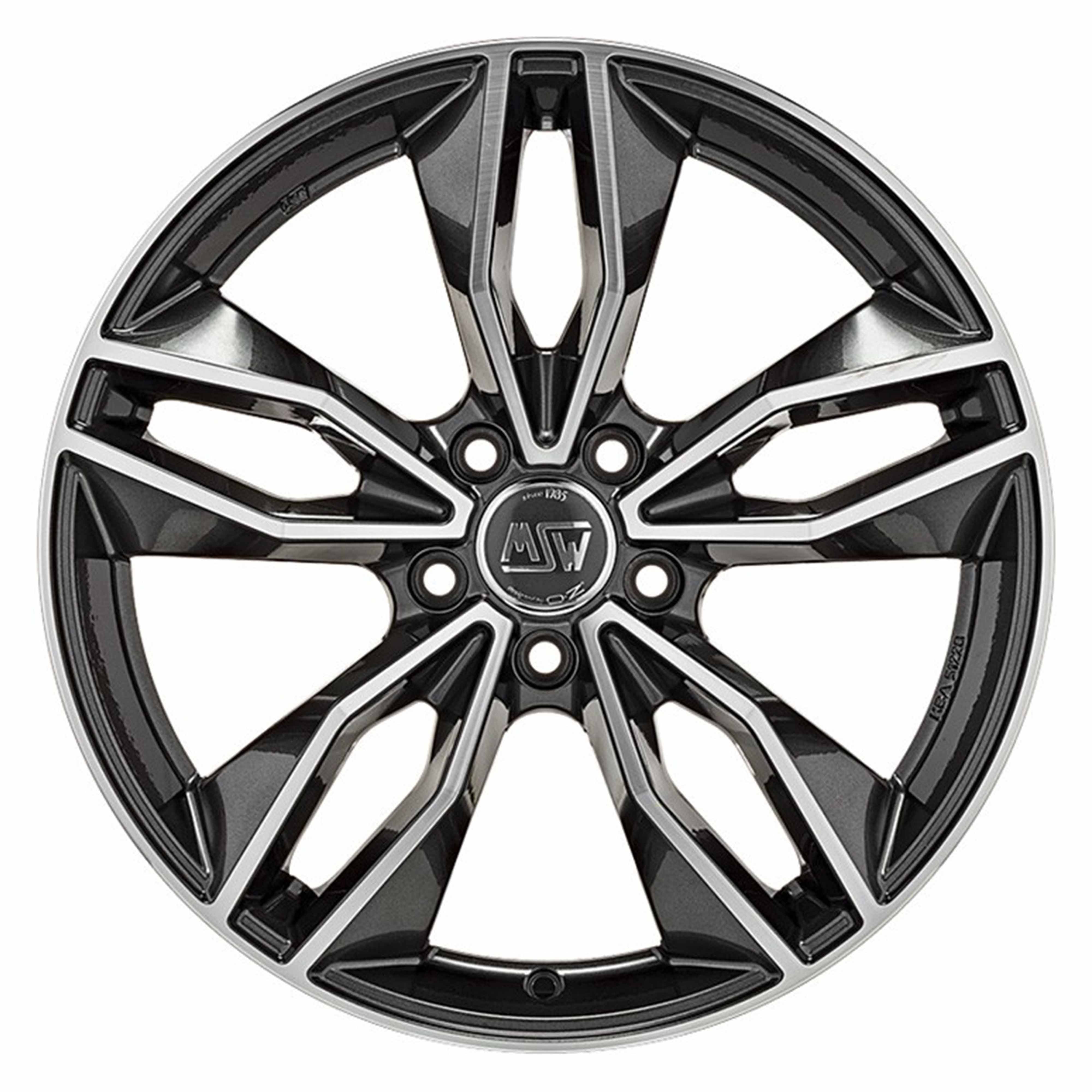 Tesla Model 3 Felgen / Kompletträder - MSW 71 gloss dark grey full ...