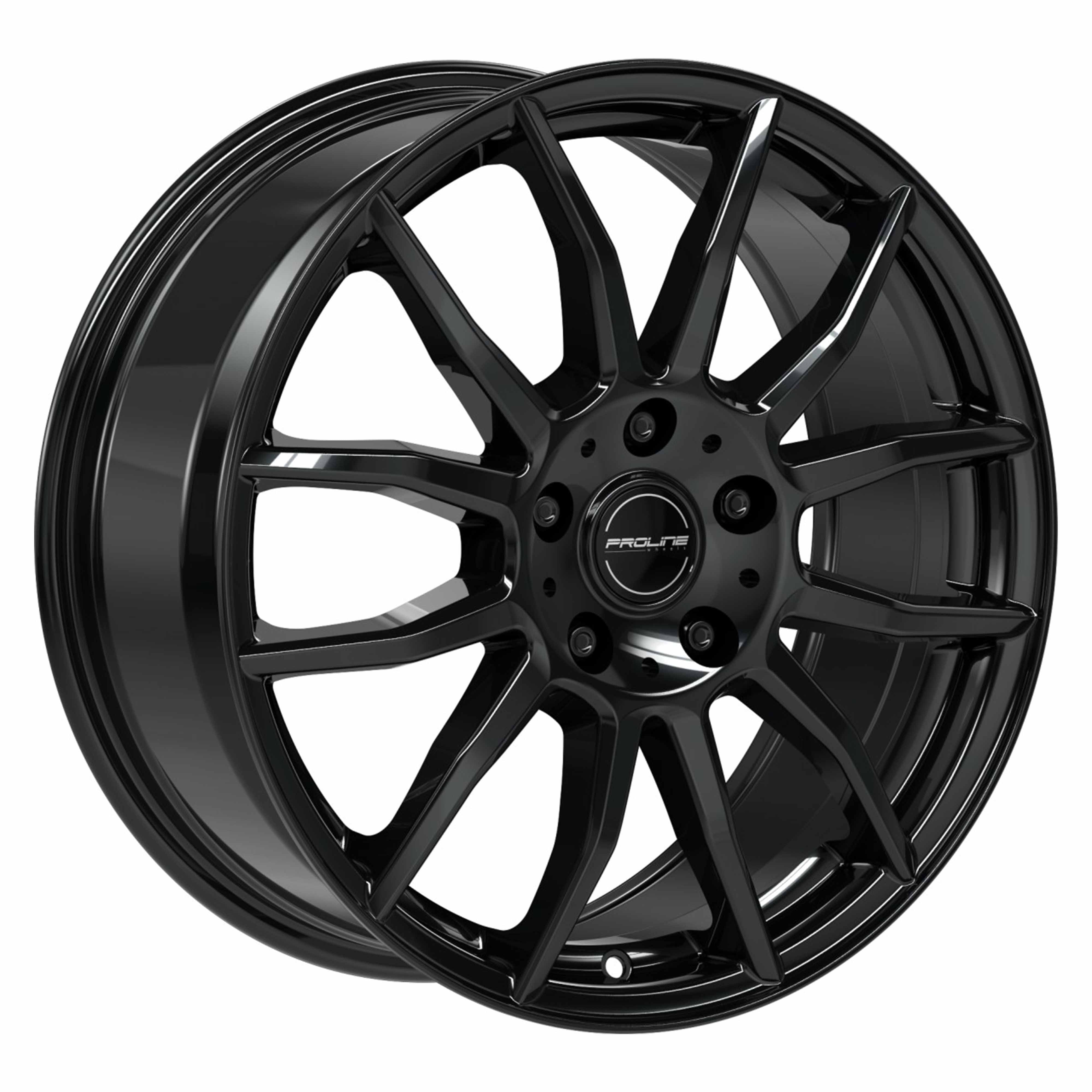 Tesla Model 3 Rims / Complete Wheels - Proline AX100 Gloss Black in 19 ...