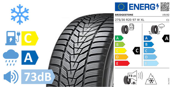 2 x 275/30/R20 Bridgestone Bridgestone Blizzak LM005 XL (C/A/73DB) - TS