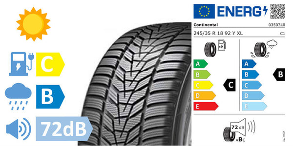 4 x 245/40/R18 Continental Sportcontact 5 MO FR XL (C/B/72DB) - TS