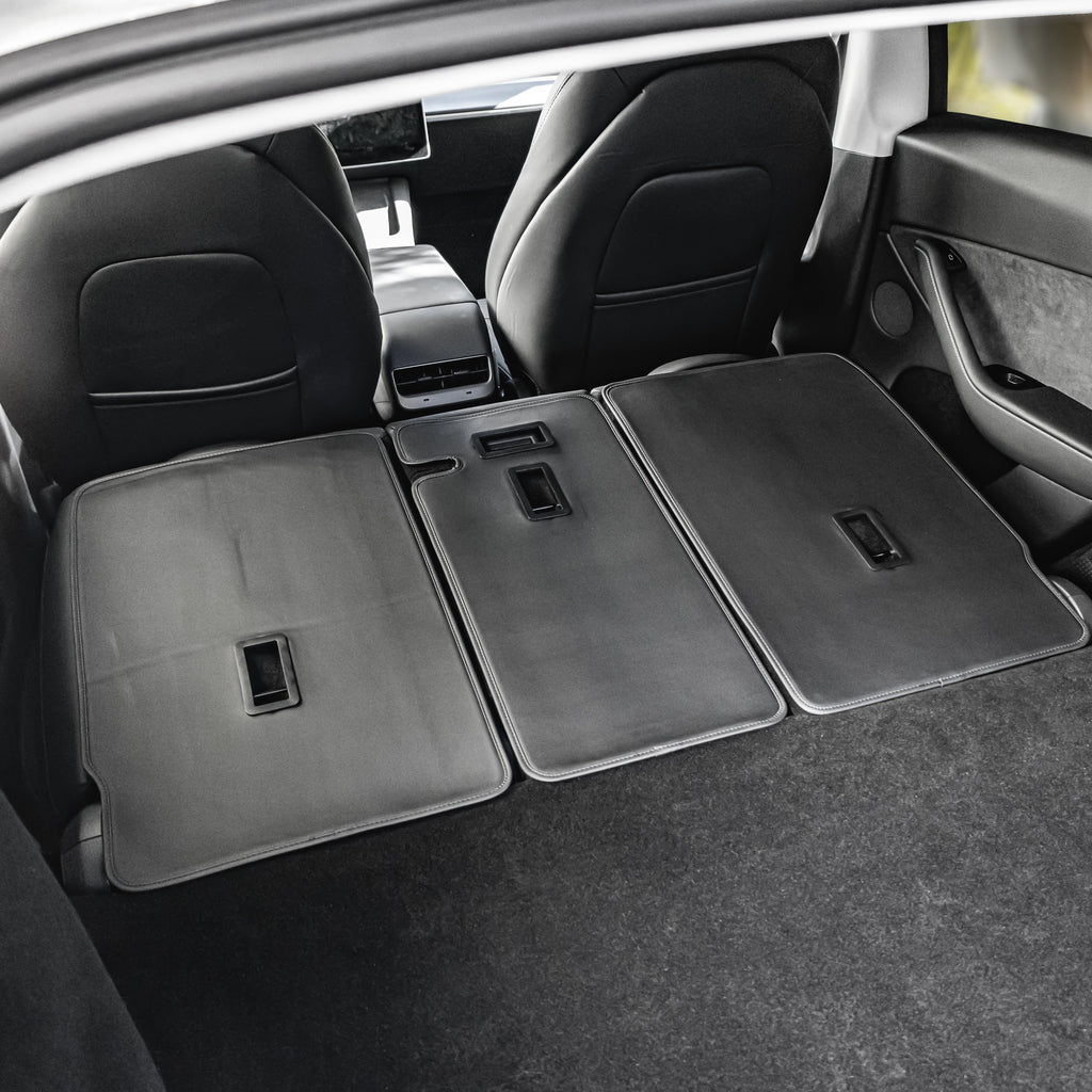 Modell Auto Kofferraum matte für Tesla Modell y Rücksitz Rückenlehne  Kissens chutz Abdeckung Lagerung tpe wasserdichtes Innen zubehör -  AliExpress
