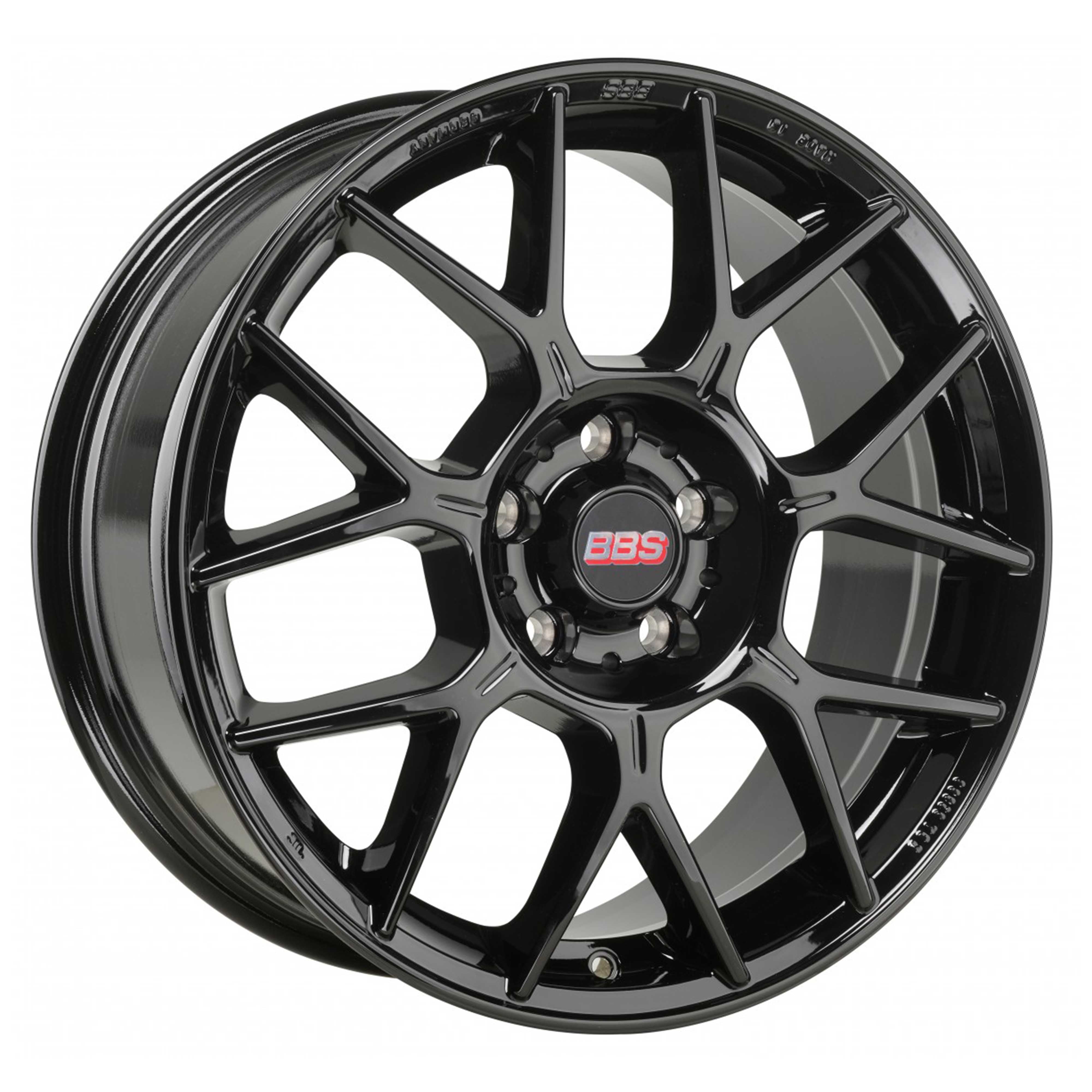 Tesla Model 3 Wheels / Complete Wheels - BBS XR black in 20 inch ...