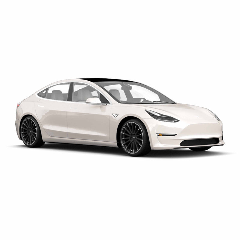Tesla Model 3 Felgen / Kompletträder - AEZ Atlanta Titan in 20 Zoll - Grau poliert