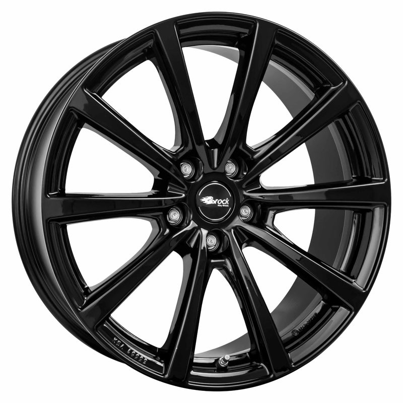 Tesla Model Y SR+ und Long Range Felgen / Kompletträder - Brock B32 Schwarz in 19 Zoll - Schwarz