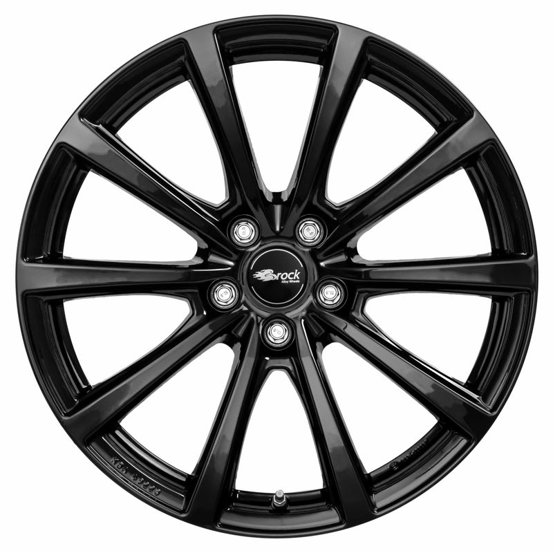 Tesla Model Y SR+ und Long Range Felgen / Kompletträder - Brock B32 Schwarz in 19 Zoll - Schwarz