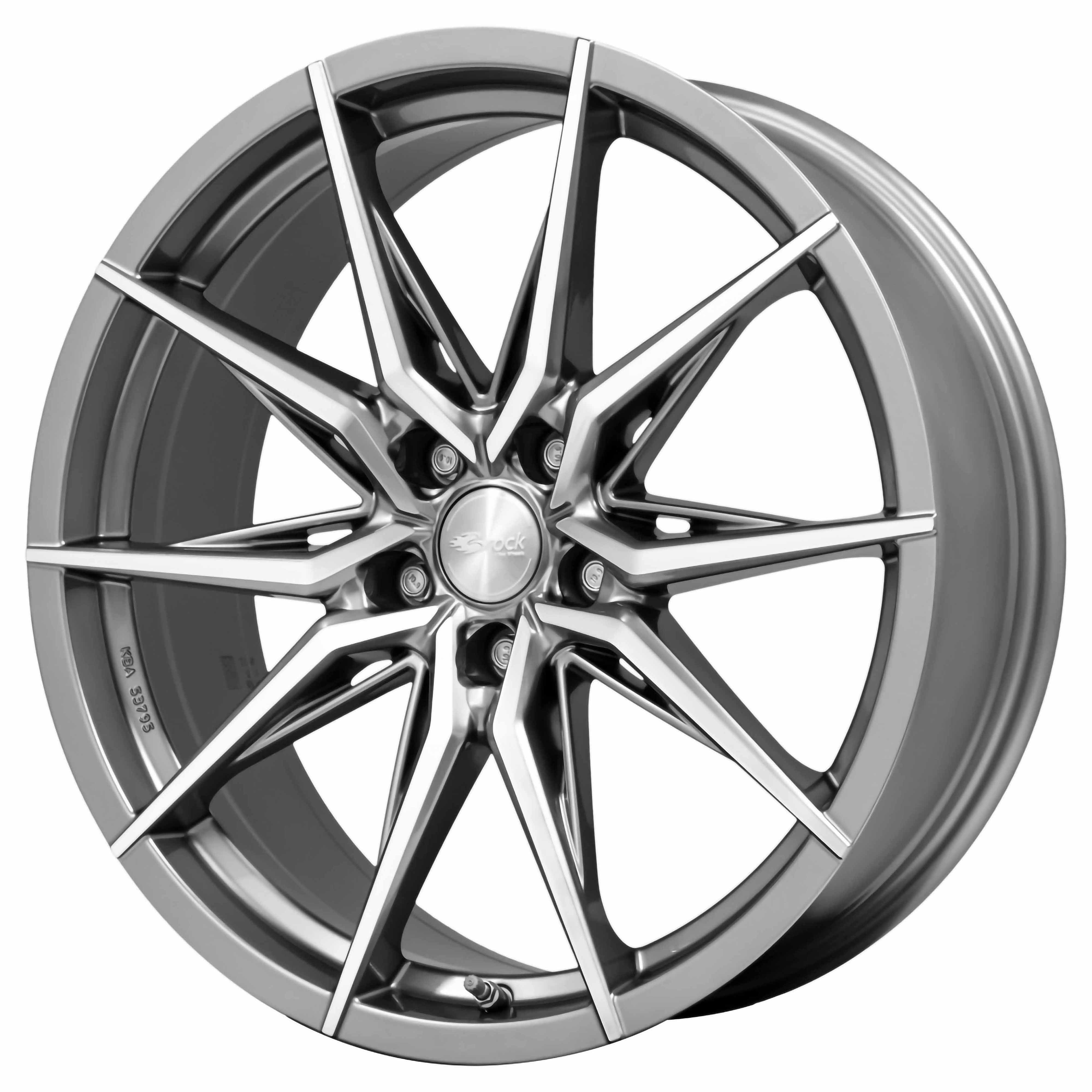 Tesla Model Y Rims / Complete Wheels - Brock B42 Silver in 20 Inch ...
