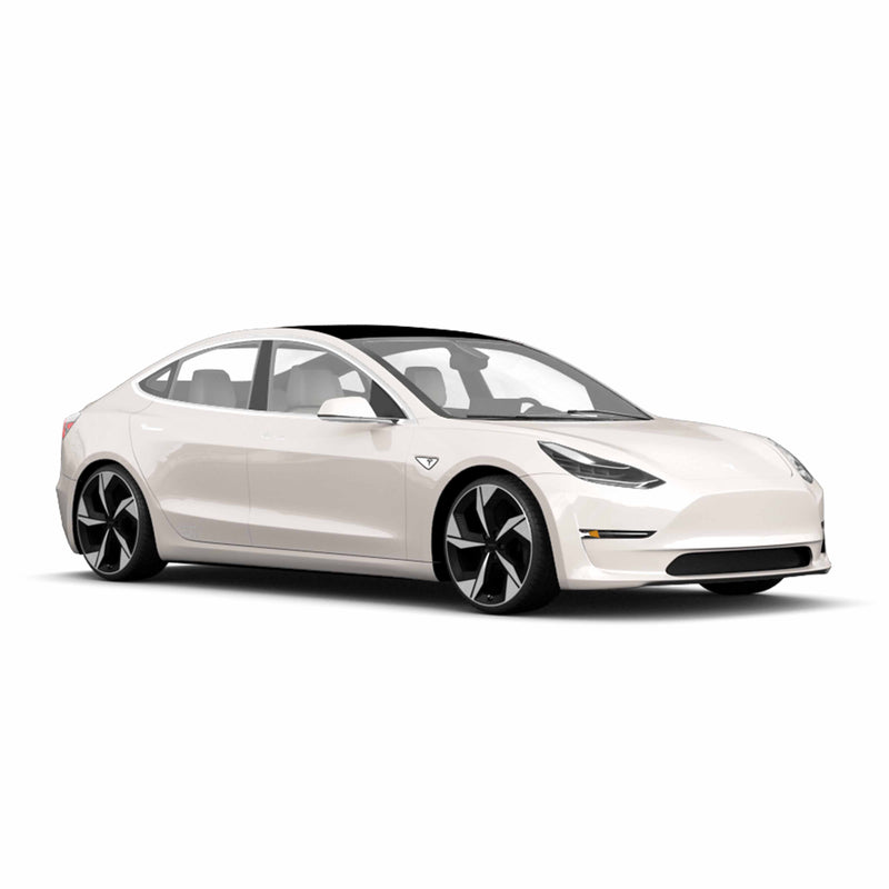 Tesla Model 3 Felgen / Kompletträder - Dezent AO Dark in 19 Zoll - Schwarz poliert
