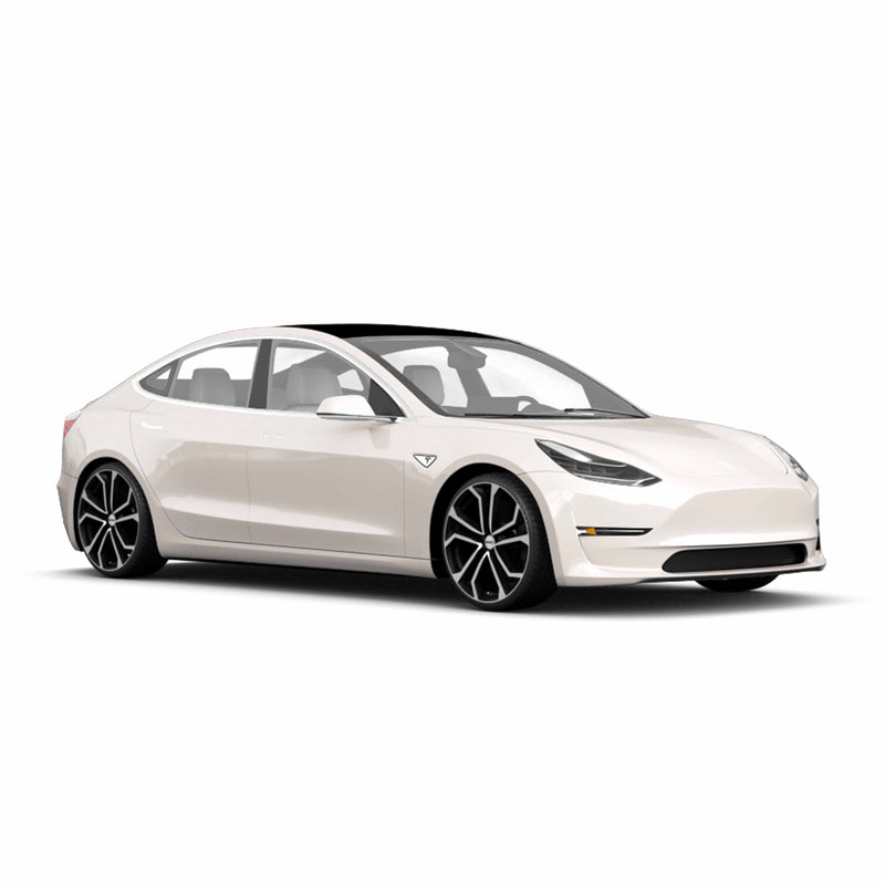 Tesla Model 3 Felgen / Kompletträder - Dezent TA Dark in 19 Zoll - Schwarz poliert