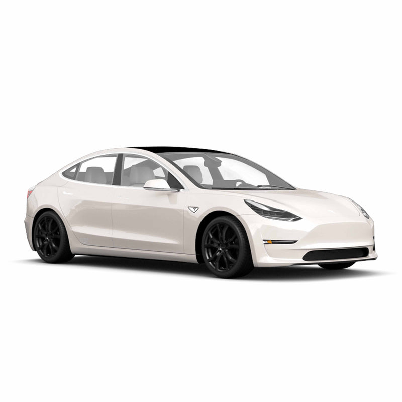 Tesla Model 3 Felgen / Kompletträder - Dezent TV Black in 19 Zoll - Schwarz