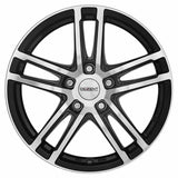 Tesla Model 3 Felgen / Kompletträder - Dezent TZ Dark in 19 Zoll - Schwarz poliert