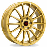 Tesla Model 3 Performance Felgen / Kompletträder - TEC AS 2 - Gold in 19 Zoll - Gold