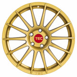 Tesla Model 3 Performance Felgen / Kompletträder - TEC AS 2 - Gold in 19 Zoll - Gold