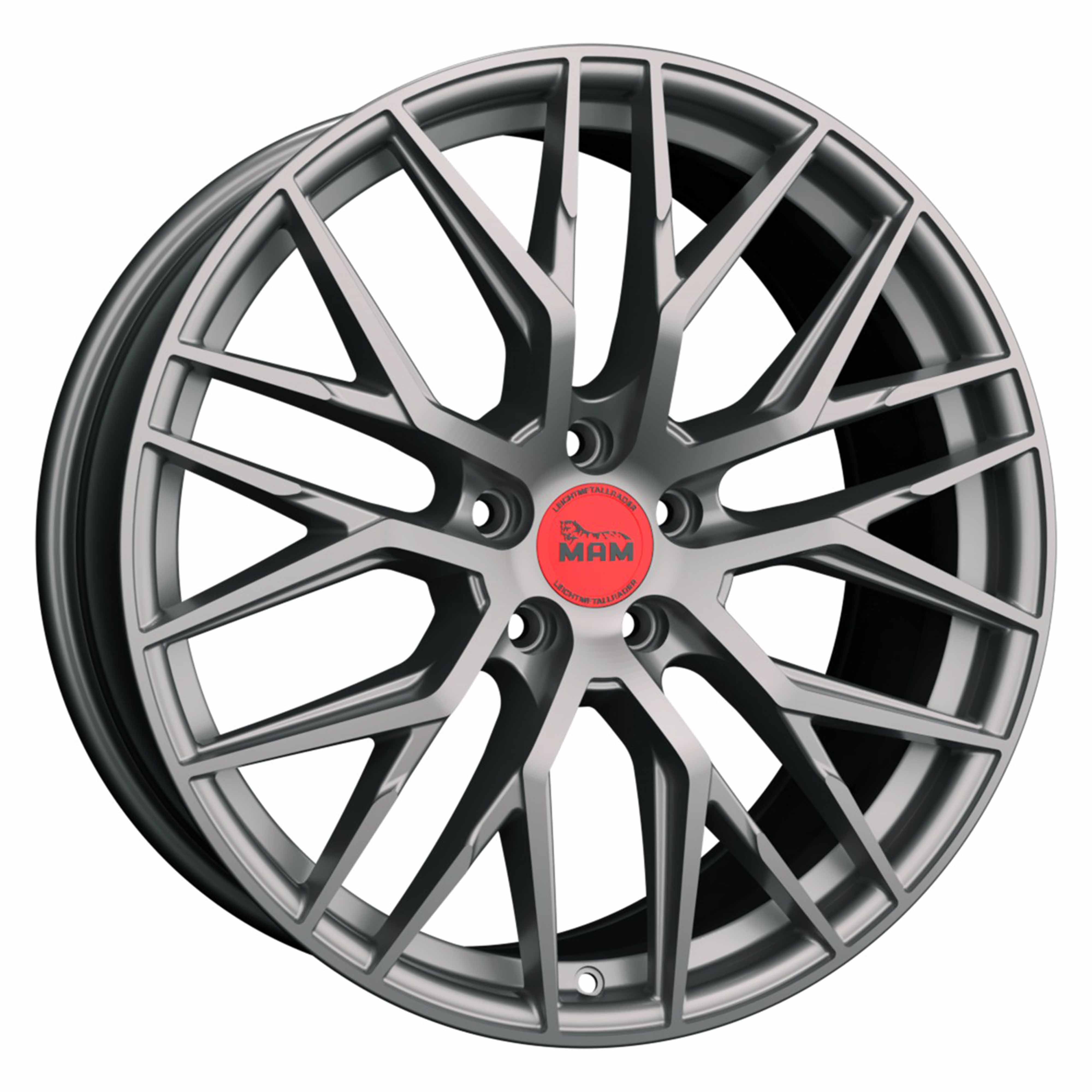 Model 3 Rimes Tesla Model 3 Rims / Complete Wheels - MAM RS4 palladium painted in 19 ...