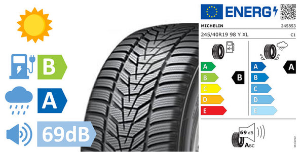 4 x 245/40/R19 Michelin Primacy 3 * MO FSL XL (B/A/69DB) - AC