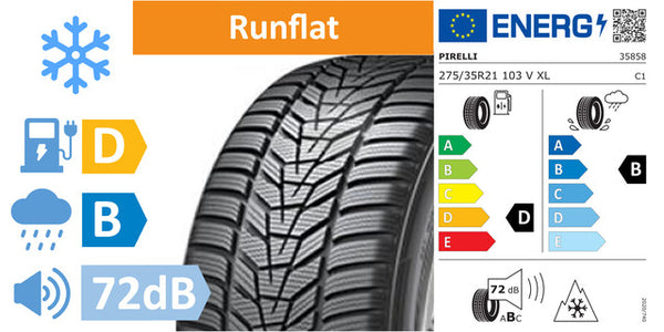 2 x 275/35/R21 PIRELLI SOTTOZERO-3 (D/B/72DB) - IP