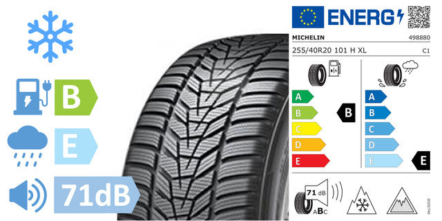 4 x 255/40/R20 MICHELIN X-Ice Snow (B/E/71DB) - AC