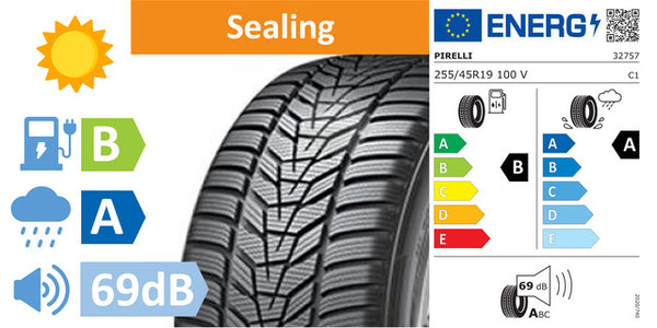 4 x 255/45/R19 PIRELLI Scorpion Seal Inside (B/A/69DB) - AC