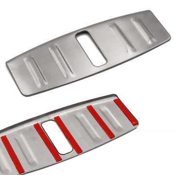 Tesvolution® Ladekantenschutz Kofferraum für Tesla Model Y aus Aluminium -  Kofferraumschutz Stoßstangenschutz als Zubehör