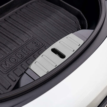 Tesvolution® Ladekantenschutz Kofferraum für Tesla Model Y aus Aluminium -  Kofferraumschutz Stoßstangenschutz als Zubehör