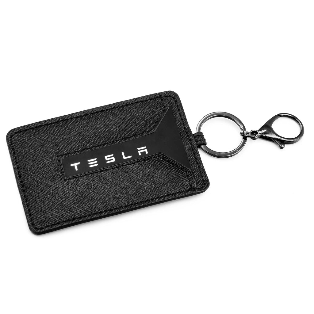Für Tesla Model 3/Y Leder Legierung Schlüsselkartenhalter