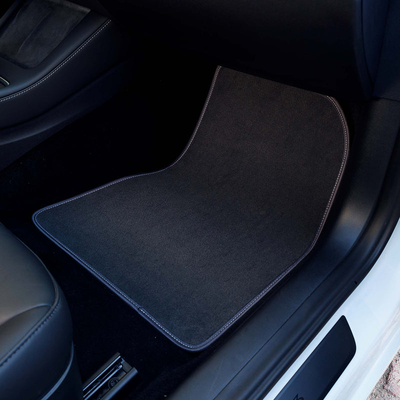 Premium Velours Fußmatten für Tesla Model 3