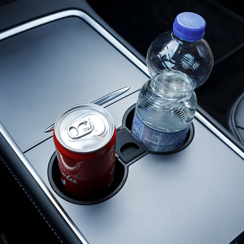 Auto-Wasserbecher-Halterung, Silikon-Getränkehalterung für Tesla