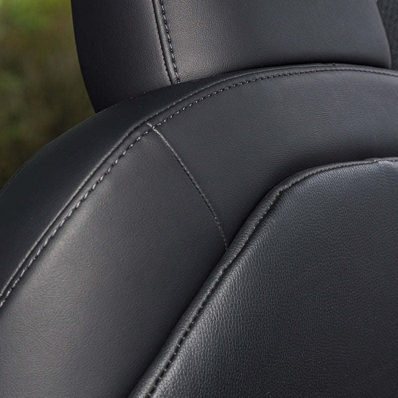 Mikrofaser Leder Auto Sitzbezüge Für Tesla Modell 3 Modell Y Atmungsaktiv  All-Inclusive Sitz Schutz Matte